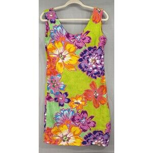 Jams‎ World Dress Floral Summer Sleeveless Sun Dress Size 11